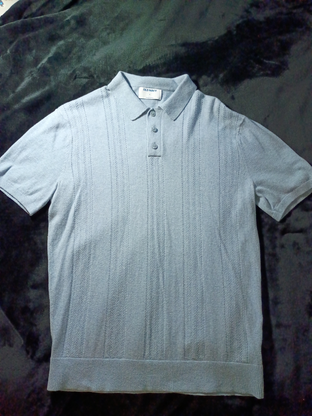Old Navy Men's Light Blue Polo Shirt